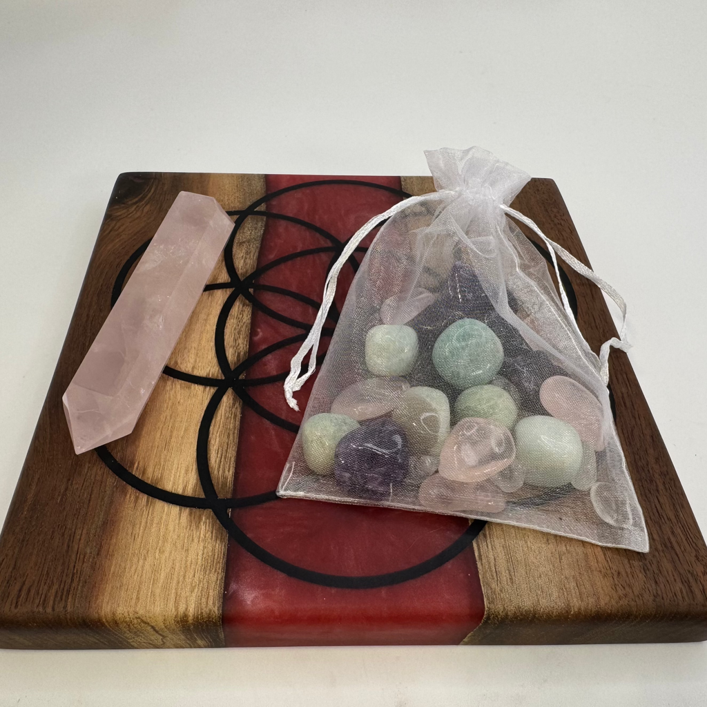 Crystal Grid Kit -Love of all kinds Crystal