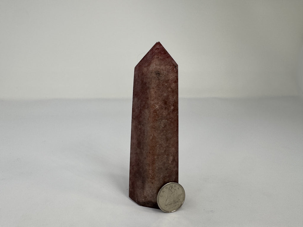 Strawberry Quartz Tower - Medium