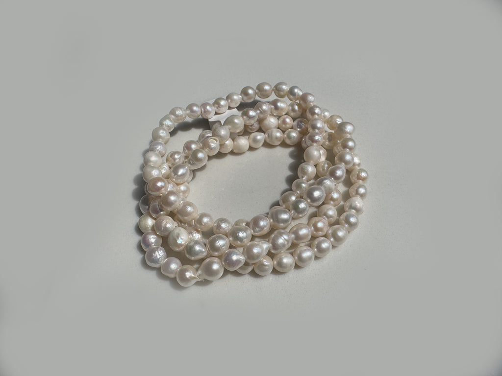 Bracelet - Freshwater Pearl 6mm Round