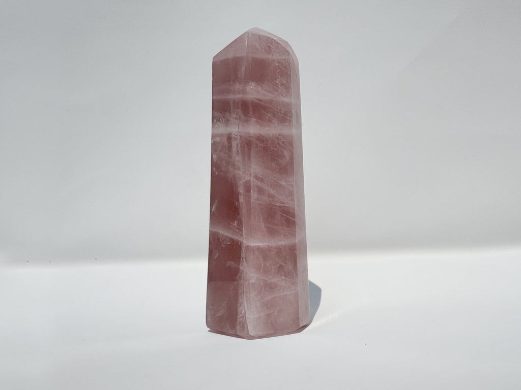 Rose Quartz Tower - Large (c)