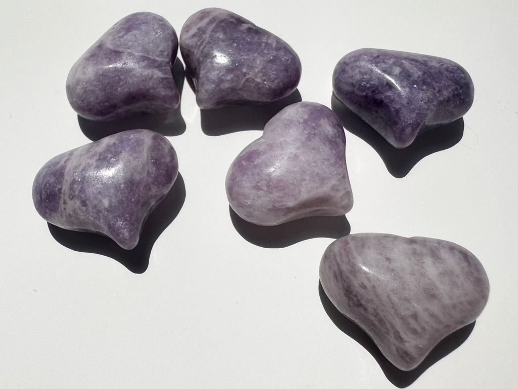 Lepidolite Heart (sm)