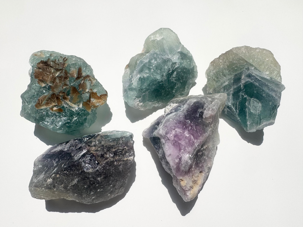 Fluorite Green & Purple Raw