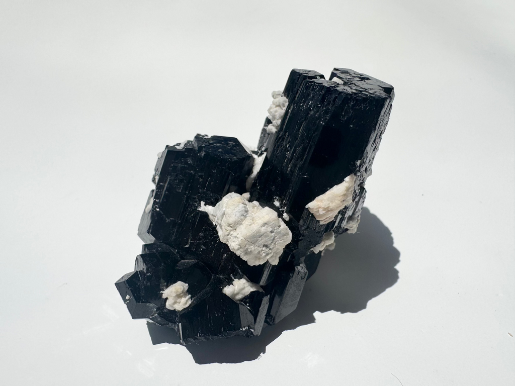 Tourmaline with Feldspar - Raw (F)