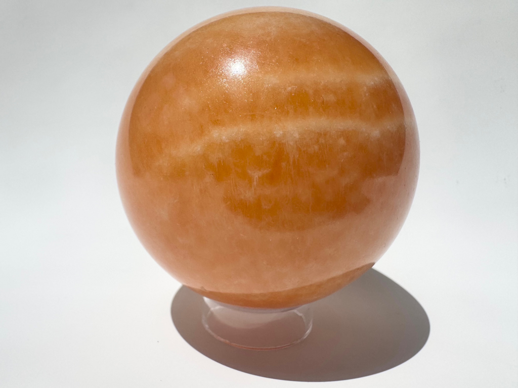 Sphere - Orange Calcite– Ignite Your Inner Joy