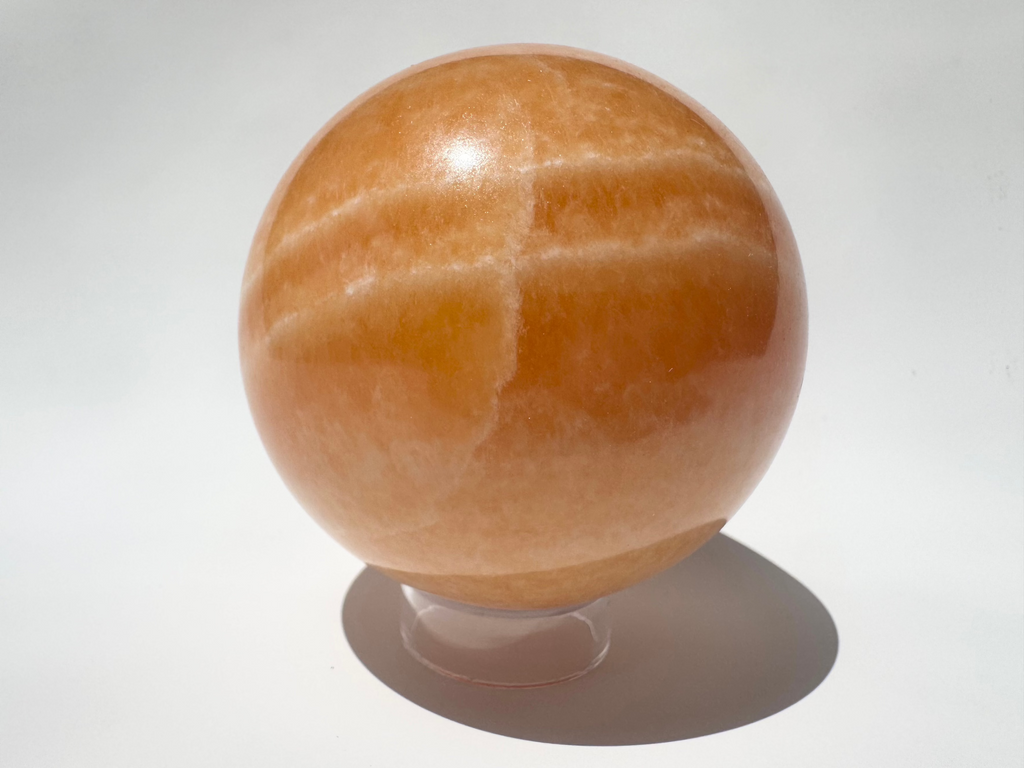 Sphere - Orange Calcite– Ignite Your Inner Joy