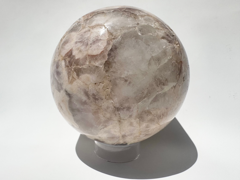 Sphere -Flower Agate – Bloom Into Your Full Potential