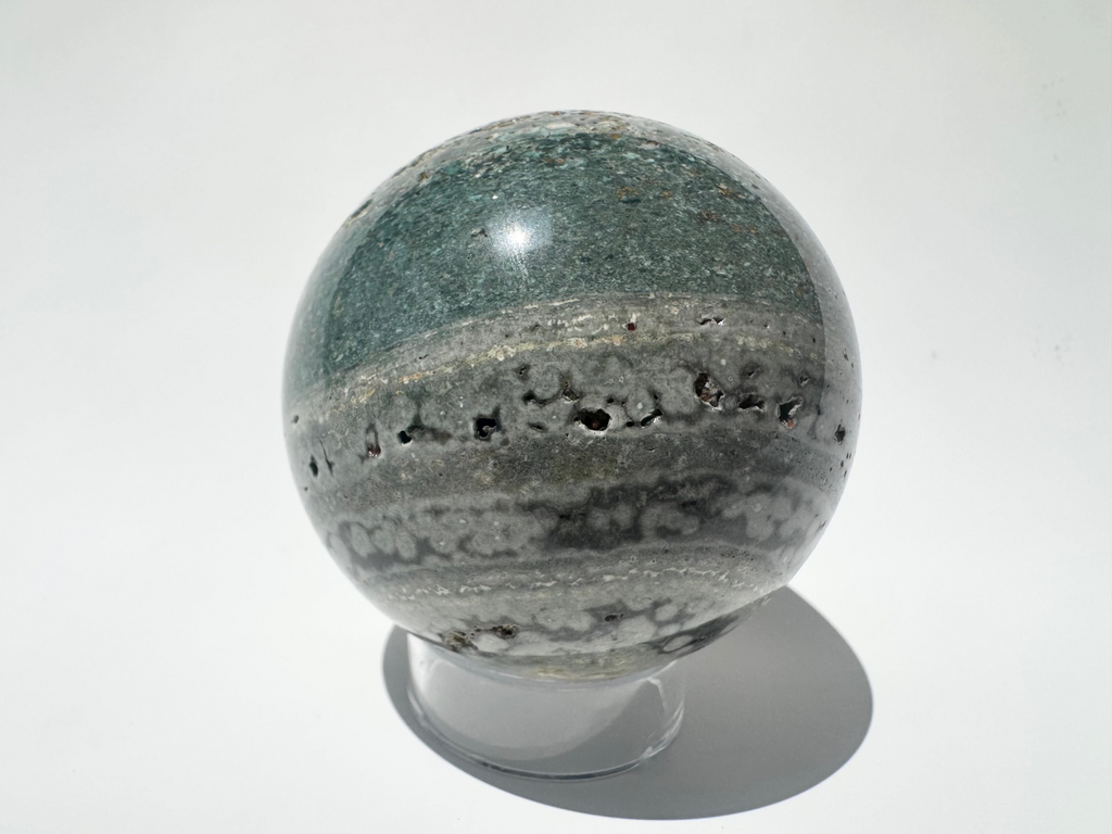 Sphere - Green Ocean Jasper