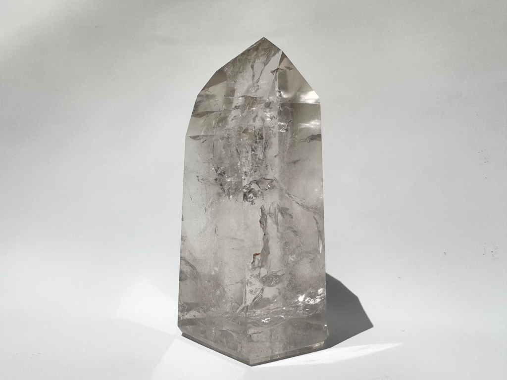 Clear Quartz Tower (a)