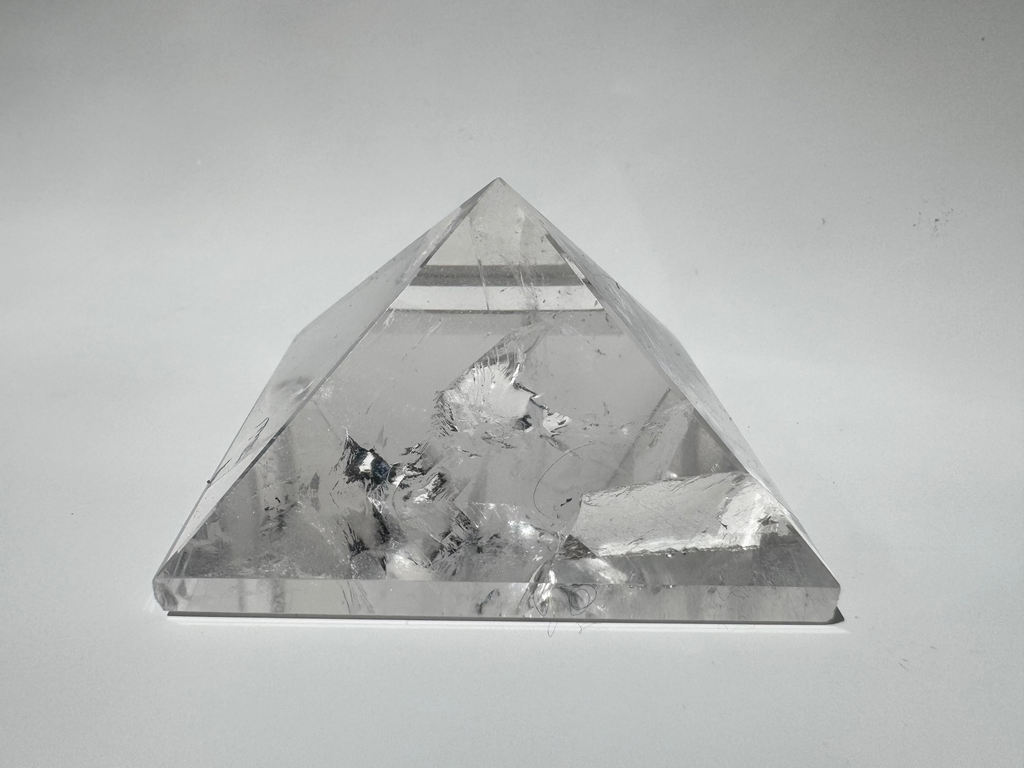 Clear Quartz Crystal Pyramid