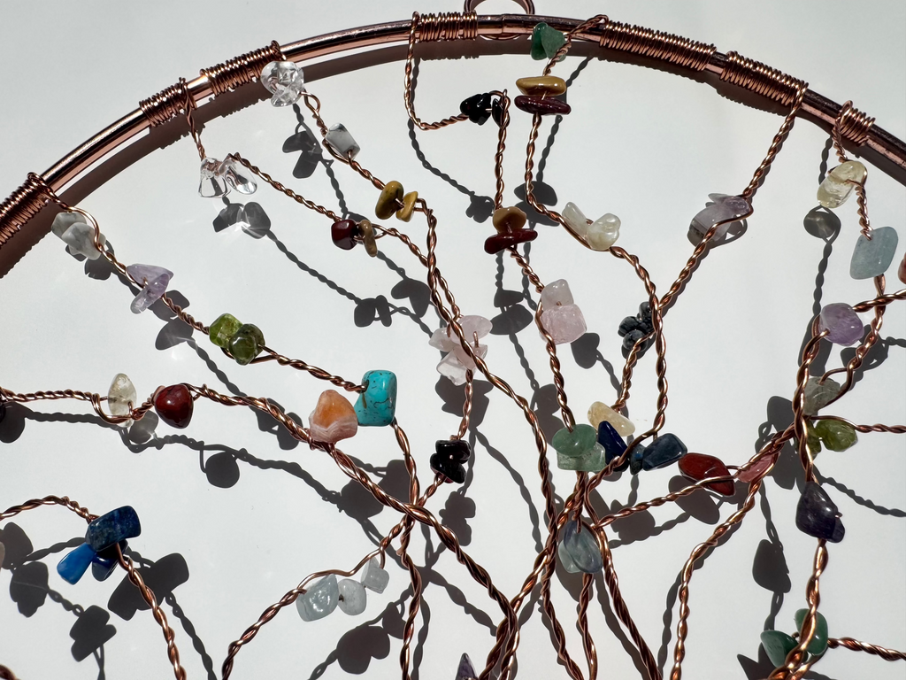 Copper Crystal Manifestation Tree