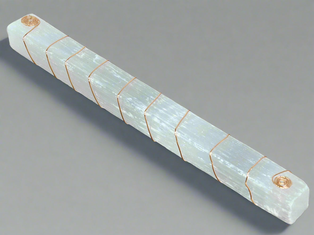 Selenite Stick (copper wire wrapped)