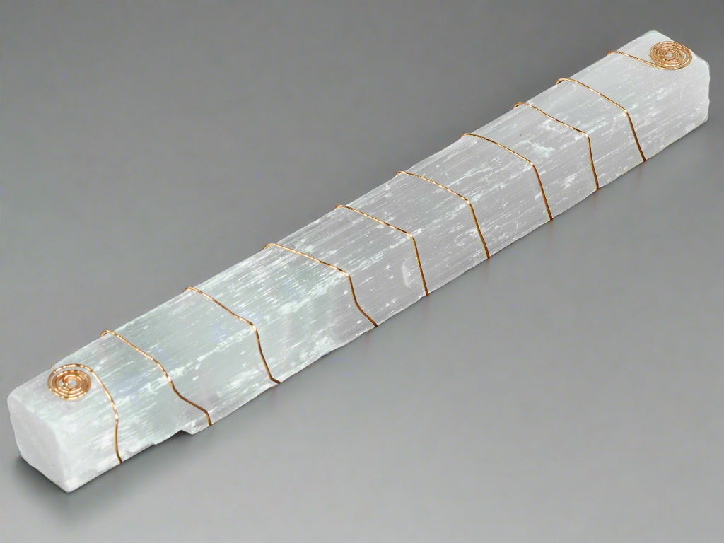 Selenite Stick (copper wire wrapped)