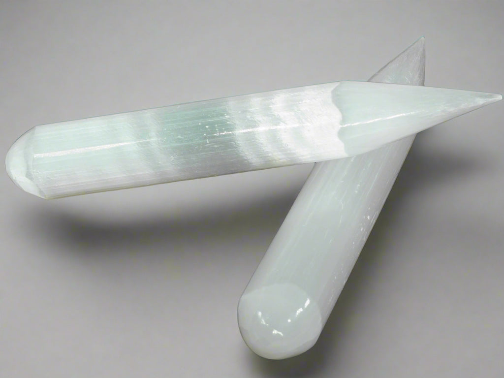 Selenite Massage Wand (point end)