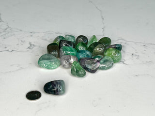 Fluorite Green & Purple (md) Tumble