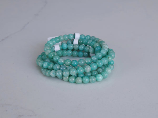 Bracelet - Amazonite 6mm Round