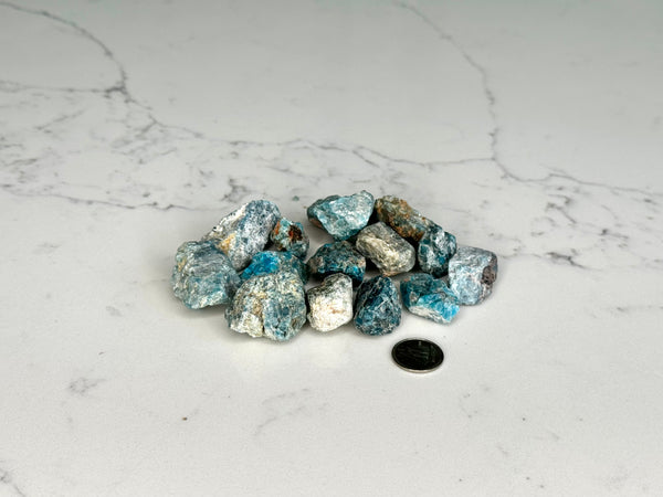 Blue Apatite (md) - Raw