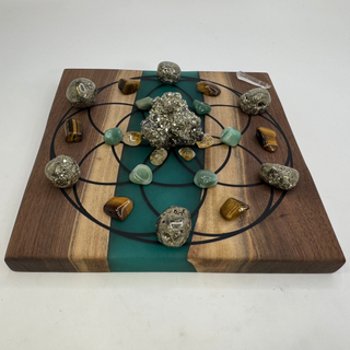 Crystal Grid Kit - Abundance, Wealth & Prosperity