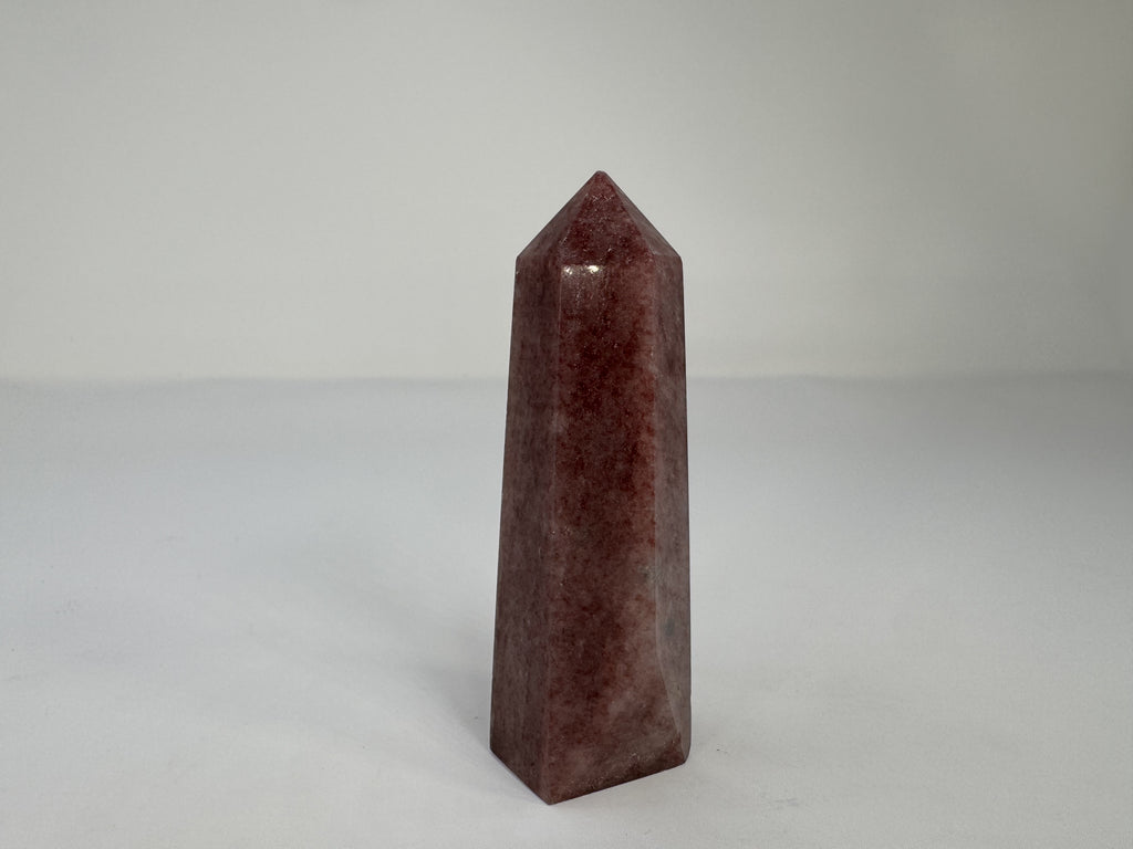 Strawberry Quartz Tower - Medium