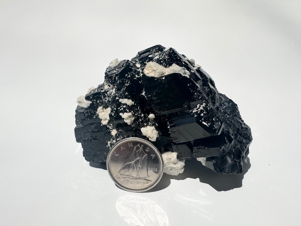 Tourmaline with Feldspar - Raw (F)