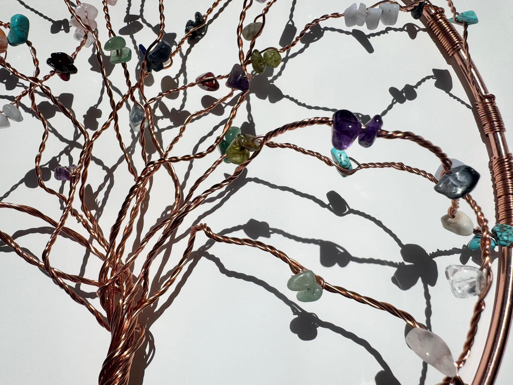 Copper Crystal Manifestation Tree