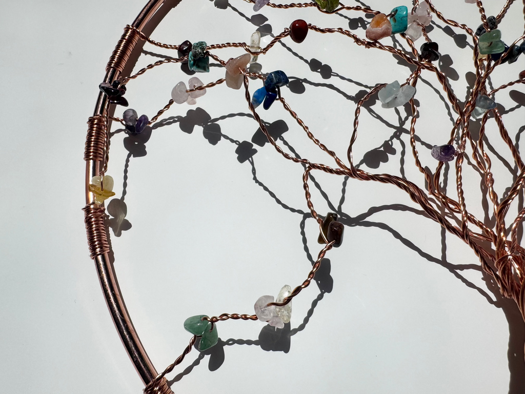Copper Crystal Manifestation Tree
