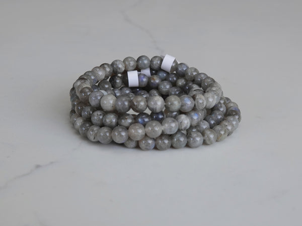 Bracelet - Labradorite 6mm Round