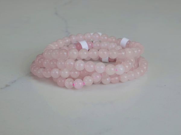 Bracelet - Rose Quartz 6mm