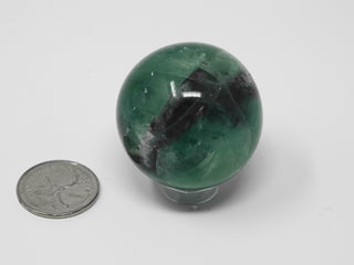 Sphere- Fluorite Green & Purple