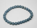 Bracelet - Aquamarine 6mm Round