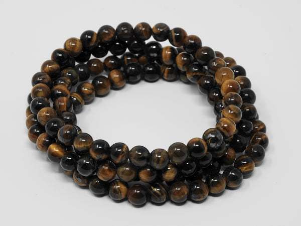 Bracelet - Tiger's Eye 6mm Round