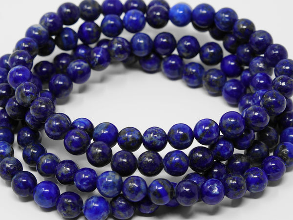 Bracelet - Lapis Lazuli 6mm Round