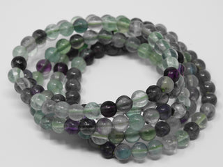 Bracelet - Fluorite 6mm Round