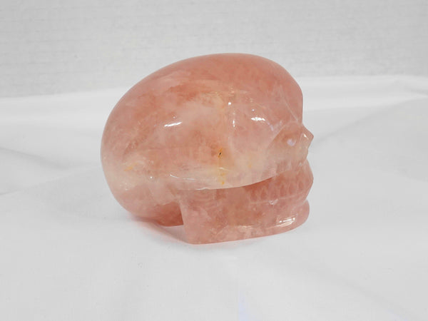 Skull - Rose Quartz